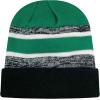 image:imageWinter Knit Beanie Hat with Pom Pom  Warm Cuffed Slouch Ski Cap for Men amp Women2black and Dgreen
