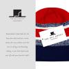 image:imageWinter Knit Beanie Hat with Pom Pom  Warm Cuffed Slouch Ski Cap for Men amp Women2navy and Red