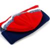 image:imageWinter Knit Beanie Hat with Pom Pom  Warm Cuffed Slouch Ski Cap for Men amp Women2navy and Red