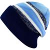image:imageWinter Knit Beanie Hat with Pom Pom  Warm Cuffed Slouch Ski Cap for Men amp Women2navy and Sky Blue