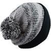 image:imageWinter Knit Beanie Hat with Pom Pom  Warm Cuffed Slouch Ski Cap for Men amp Women3blackGrey