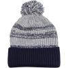 image:imageWinter Knit Beanie Hat with Pom Pom  Warm Cuffed Slouch Ski Cap for Men amp Women3navyGrey