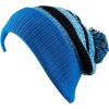 image:imageWinter Knit Beanie Hat with Pom Pom  Warm Cuffed Slouch Ski Cap for Men amp Women3tealBlack