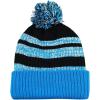 image:imageWinter Knit Beanie Hat with Pom Pom  Warm Cuffed Slouch Ski Cap for Men amp Women3tealBlack