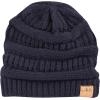 image:imageWinter Knit Ribbed Beanie Hat  Warm Soft Stretch Cable Knit Ribbed Cap for Men amp Women1 Th11  Navy