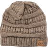 image:imageWinter Knit Ribbed Beanie Hat  Warm Soft Stretch Cable Knit Ribbed Cap for Men amp Women1 Th11  Taupe