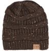 image:imageWinter Knit Ribbed Beanie Hat  Warm Soft Stretch Cable Knit Ribbed Cap for Men amp Women3 Th13  Brown