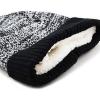 image:imageWinter Women Men Knitted Beanie Hat Warm and Thick Fleece Lined Winter Skull HatBlack