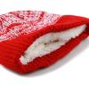 image:imageWinter Women Men Knitted Beanie Hat Warm and Thick Fleece Lined Winter Skull HatRed