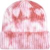 image:imageWomen Beanie for Tie Dye amp Leopard amp Ponytail Cuffed Knit Viscose Acrylic Unisex Slouch Style Winter Hat2 Tie Dye 2  Color 2