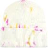 image:imageWomen Beanie for Tie Dye amp Leopard amp Ponytail Cuffed Knit Viscose Acrylic Unisex Slouch Style Winter Hat3 Tie Dye 3  Color 06