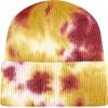 image:imageWomen Beanie for Tie Dye amp Leopard amp Ponytail Cuffed Knit Viscose Acrylic Unisex Slouch Style Winter Hat3 Tie Dye 3  Color 07