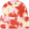 image:imageWomen Beanie for Tie Dye amp Leopard amp Ponytail Cuffed Knit Viscose Acrylic Unisex Slouch Style Winter Hat3 Tie Dye 3  Color 10