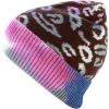 image:imageWomen Beanie for Tie Dye amp Leopard amp Ponytail Cuffed Knit Viscose Acrylic Unisex Slouch Style Winter Hat5 Leopard  Color 2