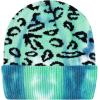 image:imageWomen Beanie for Tie Dye amp Leopard amp Ponytail Cuffed Knit Viscose Acrylic Unisex Slouch Style Winter Hat5 Leopard  Color 6