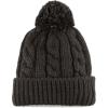 image:imageWomen and Men Beanie Daily Winter Oversized Thick Stretchy Knitted Pom Pom Beanie Fleece Lined Beanie Hat1 Curly Dark Brown