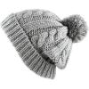 image:imageWomen and Men Beanie Daily Winter Oversized Thick Stretchy Knitted Pom Pom Beanie Fleece Lined Beanie Hat1 Curly Grey