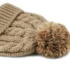 image:imageWomen and Men Beanie Daily Winter Oversized Thick Stretchy Knitted Pom Pom Beanie Fleece Lined Beanie Hat1 Curly Khaki