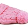 image:imageWomen and Men Beanie Daily Winter Oversized Thick Stretchy Knitted Pom Pom Beanie Fleece Lined Beanie Hat1 Curly Light Pink