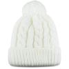 image:imageWomen and Men Beanie Daily Winter Oversized Thick Stretchy Knitted Pom Pom Beanie Fleece Lined Beanie Hat1 Curly White