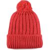 image:imageWomen and Men Beanie Daily Winter Oversized Thick Stretchy Knitted Pom Pom Beanie Fleece Lined Beanie Hat2 Straight Coral