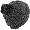 image:imageWomen and Men Beanie Daily Winter Oversized Thick Stretchy Knitted Pom Pom Beanie Fleece Lined Beanie Hat2 Straight Dark Grey