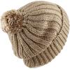 image:imageWomen and Men Beanie Daily Winter Oversized Thick Stretchy Knitted Pom Pom Beanie Fleece Lined Beanie Hat2 Straight Khaki