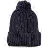 image:imageWomen and Men Beanie Daily Winter Oversized Thick Stretchy Knitted Pom Pom Beanie Fleece Lined Beanie Hat2 Straight Navy