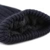 image:imageWomen and Men Beanie Daily Winter Oversized Thick Stretchy Knitted Pom Pom Beanie Fleece Lined Beanie Hat2 Straight Navy