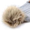 image:imageWomen and Men Beanie Daily Winter Oversized Thick Stretchy Knitted Pom Pom Beanie Fleece Lined Beanie Hat3 Metallic Grey