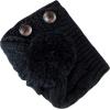 image:imageWomen and Men Beanie Daily Winter Oversized Thick Stretchy Knitted Pom Pom Beanie Fleece Lined Beanie Hat4 1102  Black