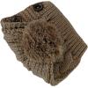 image:imageWomen and Men Beanie Daily Winter Oversized Thick Stretchy Knitted Pom Pom Beanie Fleece Lined Beanie Hat4 1102  Taupe