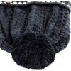 image:imageWomen and Men Beanie Daily Winter Oversized Thick Stretchy Knitted Pom Pom Beanie Fleece Lined Beanie Hat4 1104  Black