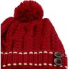 image:imageWomen and Men Beanie Daily Winter Oversized Thick Stretchy Knitted Pom Pom Beanie Fleece Lined Beanie Hat4 1104  Burgundy