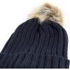 image:imageWomen and Men Beanie Daily Winter Oversized Thick Stretchy Knitted Pom Pom Beanie Fleece Lined Beanie Hat4 1105  Black