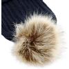 image:imageWomen and Men Beanie Daily Winter Oversized Thick Stretchy Knitted Pom Pom Beanie Fleece Lined Beanie Hat4 1105  Black