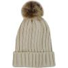 image:imageWomen and Men Beanie Daily Winter Oversized Thick Stretchy Knitted Pom Pom Beanie Fleece Lined Beanie Hat4 1105  Ivory