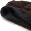 image:imageWomens Handmade Rhinestone Warm Baggy Fleece Lined Slouch BeanieampVisor Hat2 Ribbon2  Brown