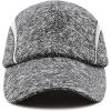 image:imageWomens Lightweight Mesh Running Cap  Breathable Polyester Outdoor Baseball Hat Adjustable Low Profile Summer CapBlack