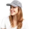 image:imageWomens Lightweight Mesh Running Cap  Breathable Polyester Outdoor Baseball Hat Adjustable Low Profile Summer CapGrey