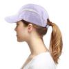 image:imageWomens Lightweight Mesh Running Cap  Breathable Polyester Outdoor Baseball Hat Adjustable Low Profile Summer CapPurple