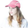 image:imageWomens Lightweight Mesh Running Cap  Breathable Polyester Outdoor Baseball Hat Adjustable Low Profile Summer CapRed