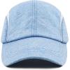 image:imageWomens Lightweight Mesh Running Cap  Breathable Polyester Outdoor Baseball Hat Adjustable Low Profile Summer CapSky Blue