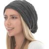 image:imageChemo Slouchy Style Baggy Beanie Cancer Headwear for Women Fleece Lining Winter Hat6 2800  Grey