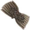 image:imageTHE HAT DEPOT 700HB80 Sequin Knit Headband with Flower Decoration8colors Khaki