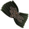 image:imageTHE HAT DEPOT 700HB80 Sequin Knit Headband with Flower Decoration8colors Olive