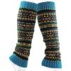 image:imageThe Hat Depot  Long Womens Knit Boot Topper Leg Warmer2 Style 2  Turquoise