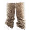 image:imageThe Hat Depot  Long Womens Knit Boot Topper Leg Warmer3 Style 3  Khaki