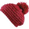 image:imageThe Hat Depot  Winter Multi Color Pom Pom Knit Beret Hat2 Style 2  Burgundy