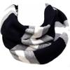 image:imageThe Hat Depot 1300sf Unisex Knit Sporty Stripe Fashion Winter Long ScarfBlackGrey